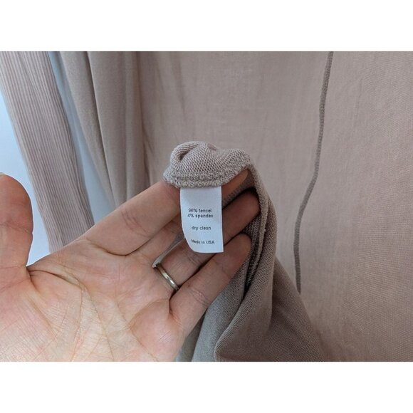 Beautiful People sz. S Cardigan Duster Jersey Knit Ribbed Knit Sleeves Sweater - Picture 13 of 13